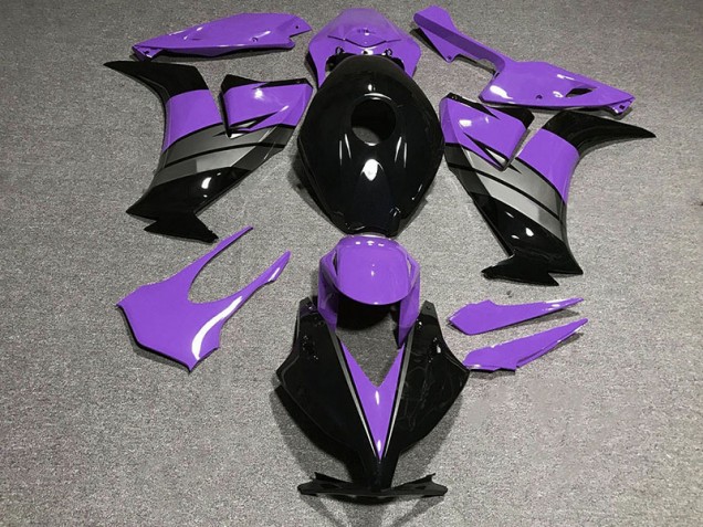 2012-2016 Glanz Lila Schwarz & Grau Honda CBR1000RR Motorrad Verkleidungen
