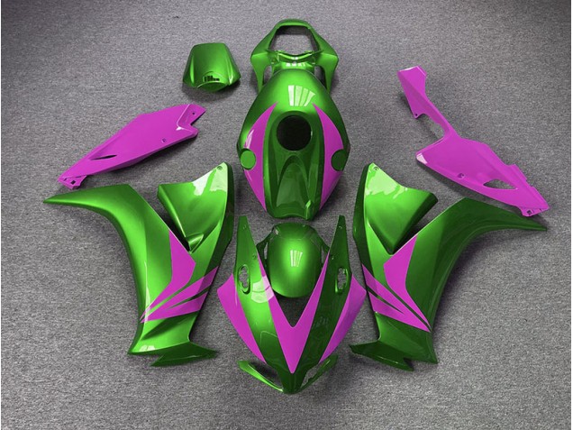 2012-2016 Glänzend Grün & Pink Honda CBR1000RR Motorrad Verkleidungen
