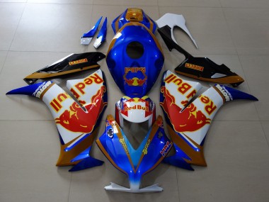 2012-2016 Rot Bull Blau & Gold Honda CBR1000RR Motorrad Verkleidungen