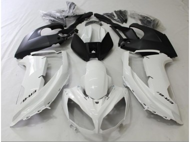 2012-2016 Schwarz & Weiß Kawasaki Ninja 650R Motorrad Verkleidungen