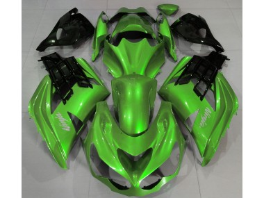 2012-2021 Flüssiges Grün Kawasaki ZX14R Motorrad Verkleidungen