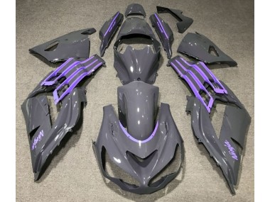 2012-2021 Nardo Grau & Lila Kawasaki ZX14R Motorrad Verkleidungen