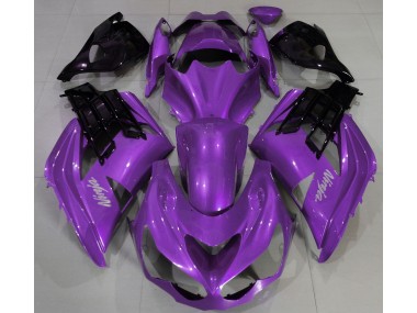 2012-2021 Stimmungsviolett Kawasaki ZX14R Motorrad Verkleidungen