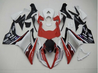 2013-2016 Rot Weiß & Schwarz Stil Triumph Daytona 675 Motorrad Verkleidungen
