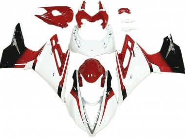 2013-2016 Weiß & Rot Triumph Daytona 675 Motorrad Verkleidungen