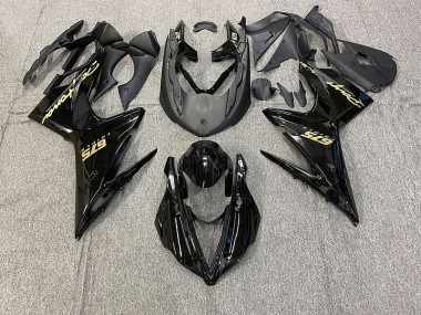 2013-2016 Schwarz Glänzend Mit Gold Triumph Daytona 675 Motorrad Verkleidungen