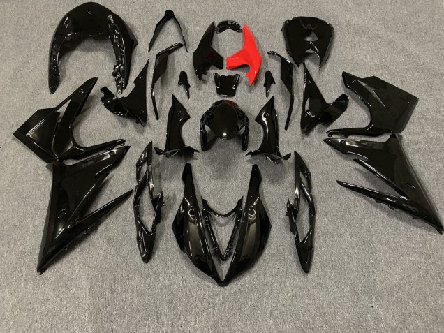 2013-2016 Schwarz Glänzend Triumph Daytona 675 Motorrad Verkleidungen