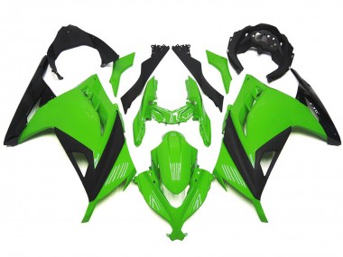 2013-2018 Glanzgrün & Schwarz Kawasaki Ninja 300 Motorrad Verkleidungen