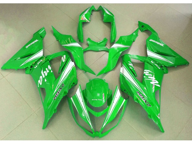 2013-2018 Grüner Ninja Kawasaki ZX6R Motorrad Verkleidungen