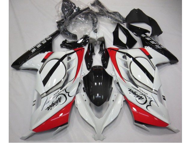 2013-2018 Rot & Weiß Kawasaki Ninja 300 Motorrad Verkleidungen