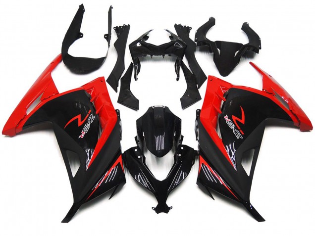 2013-2018 Rot & Schwarz Glänzend Kawasaki Ninja 300 Motorrad Verkleidungen 2013-2018 Rot & Schwarz Glänzend Kawasaki Ninja 300 Motorrad Verkleidungen