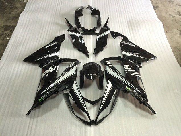 2013-2018 Schwarz Ninja Kawasaki ZX6R Motorrad Verkleidungen