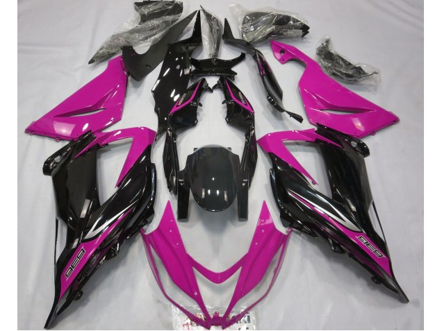 2013-2018 Schwarz & Pink Kawasaki ZX6R Motorrad Verkleidungen