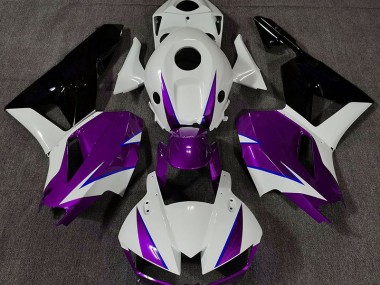 2013-2023 Glanz Lila Weiß & Blau Honda CBR600RR Motorrad Verkleidungen