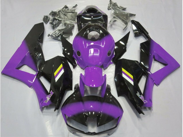 2013-2023 Glanz Lila & Schwarz Verblassend Honda CBR600RR Motorrad Verkleidungen
