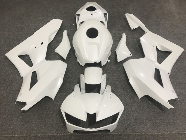 2013-2023 Glänzend Weiß Honda CBR600RR Motorrad Verkleidungen