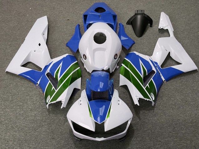 2013-2023 Grün & Blau Glänzend Honda CBR600RR Motorrad Verkleidungen