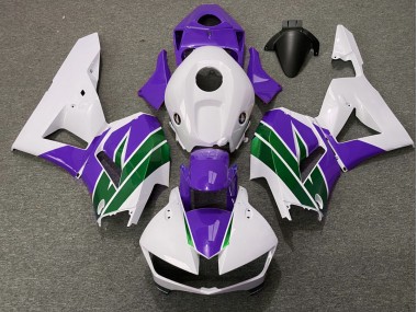 2013-2023 Lila & Glänzendes Grün Honda CBR600RR Motorrad Verkleidungen