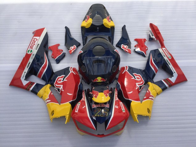 2013-2023 Rot & Blau Bull Honda CBR600RR Motorrad Verkleidungen 2013-2023 Rot & Blau Bull Honda CBR600RR Motorrad Verkleidungen