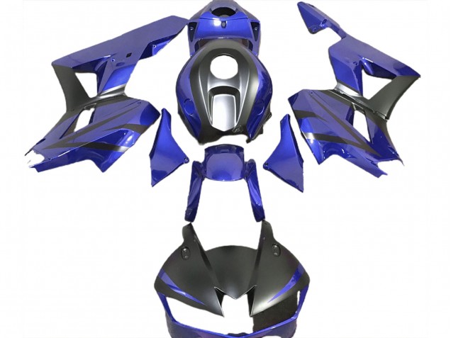 2013-2023 Tiefes Blau & Matt Schwarz Honda CBR600RR Motorrad Verkleidungen