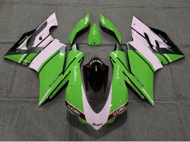 2015-2017 Grün OEM-Stil Ducati 959 1299 Motorrad Verkleidungen