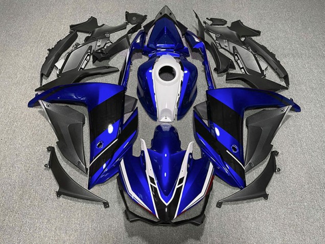 2015-2018 Blau Schwarz & Weiß Yamaha R3 Motorrad Verkleidungen 2015-2018 Blau Schwarz & Weiß Yamaha R3 Motorrad Verkleidungen