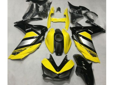 2015-2018 Gelb & Glänzendes Schwarz Yamaha R3 Motorrad Verkleidungen