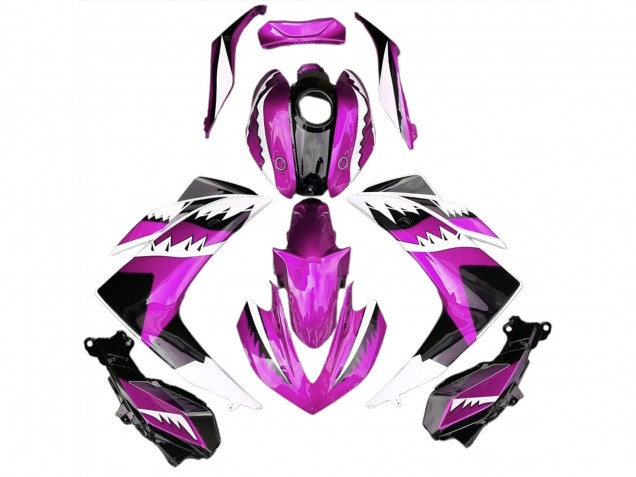 2015-2018 Rosa Hai Yamaha R3 Motorrad Verkleidungen