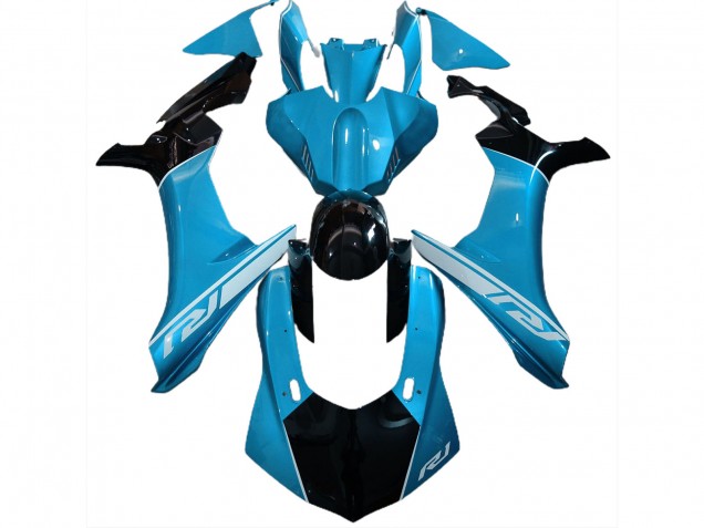 2015-2019 Himmelblau & Schwarz Yamaha R1 Motorrad Verkleidungen
