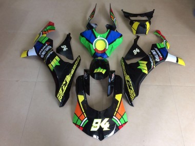 2015-2019 Mehrfarbig Custom Stil Glänzend Yamaha R1 Motorrad Verkleidungen