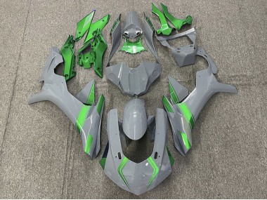 2015-2019 Nardo Grau & Grüne Akzente Yamaha R1 Motorrad Verkleidungen