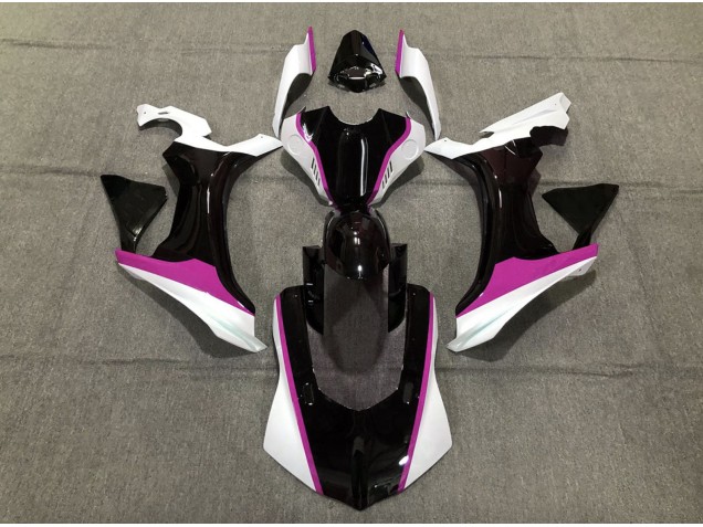 2015-2019 Rosa Schwarz & Weiß Yamaha R1 Motorrad Verkleidungen