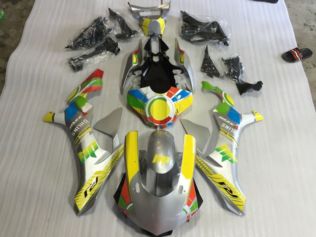 2015-2019 Silber Yamaha R1 Motorrad Verkleidungen