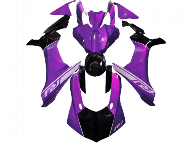 2015-2019 Stimmungsviolett & Schwarz Yamaha R1 Motorrad Verkleidungen 2015-2019 Stimmungsviolett & Schwarz Yamaha R1 Motorrad Verkleidungen