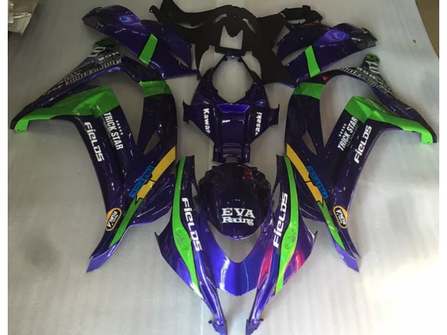 2016-2019 Lilagrün & Glanz Kawasaki ZX10R Motorrad Verkleidungen 2016-2019 Lilagrün & Glanz Kawasaki ZX10R Motorrad Verkleidungen