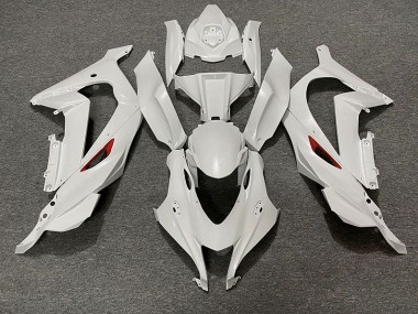 2016-2019 Perlweiß Rot Rand Kawasaki ZX10R Motorrad Verkleidungen