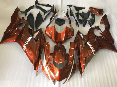 2017-2021 Dunkelorange Yamaha R6 Motorrad Verkleidungen