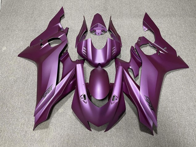 2017-2021 Dunkelviolett Matt Yamaha R6 Motorrad Verkleidungen