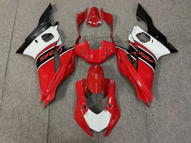 2017-2021 Rot Weiß & Schwarz Yamaha R6 Motorrad Verkleidungen 2017-2021 Rot Weiß & Schwarz Yamaha R6 Motorrad Verkleidungen