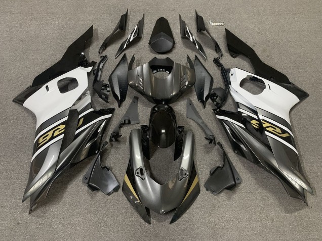 2017-2021 Rotgussgrau & Gold Yamaha R6 Motorrad Verkleidungen