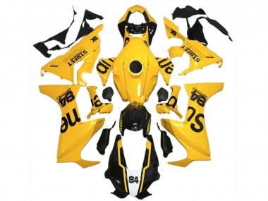 2017-2023 Gelber Street Flava Honda CBR1000RR Motorrad Verkleidungen