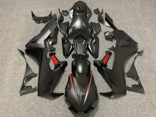 2017-2023 Matt Schwarz & Rot Honda CBR1000RR Motorrad Verkleidungen