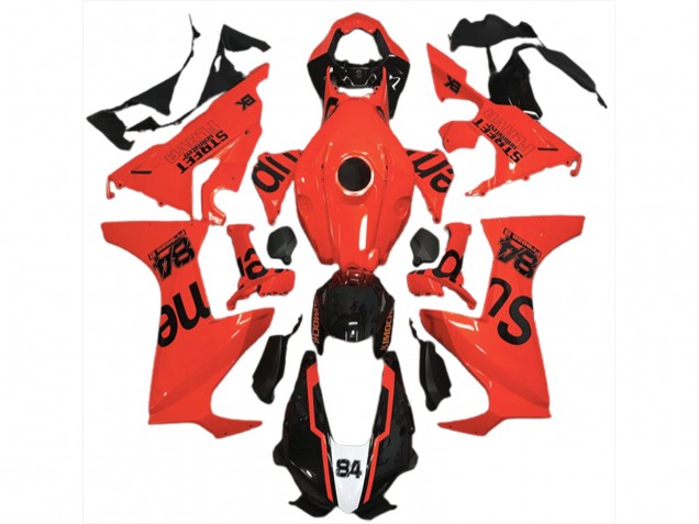 2017-2023 Rot Street Flava Honda CBR1000RR Motorrad Verkleidungen