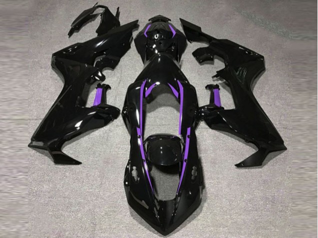 2017-2023 Schwarz Glänzend & Lila Mit Futter Honda CBR1000RR Motorrad Verkleidungen