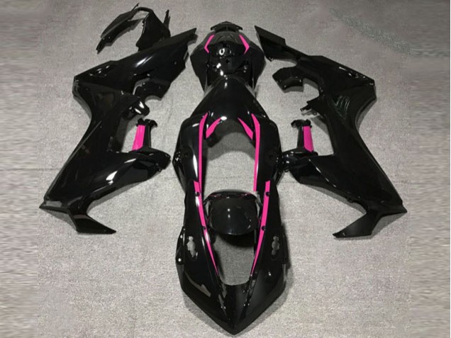 2017-2023 Schwarz Glänzend & Rosa Futter Honda CBR1000RR Motorrad Verkleidungen