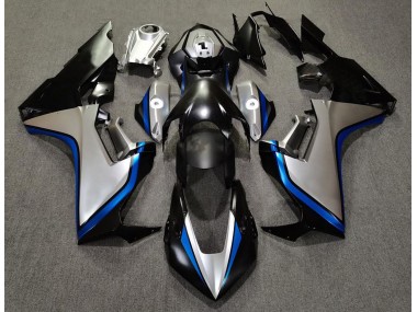 2017-2023 Silber & Schwarz & Blau Honda CBR1000RR Motorrad Verkleidungen