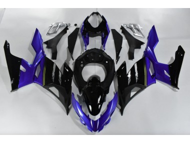 2018-2023 Lila & Schwarz Kawasaki Ninja 400 Motorrad Verkleidungen