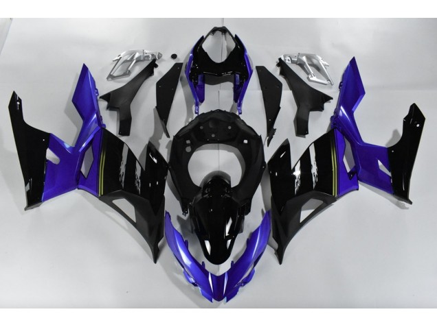 2018-2023 Lila & Schwarz Kawasaki Ninja 400 Motorrad Verkleidungen