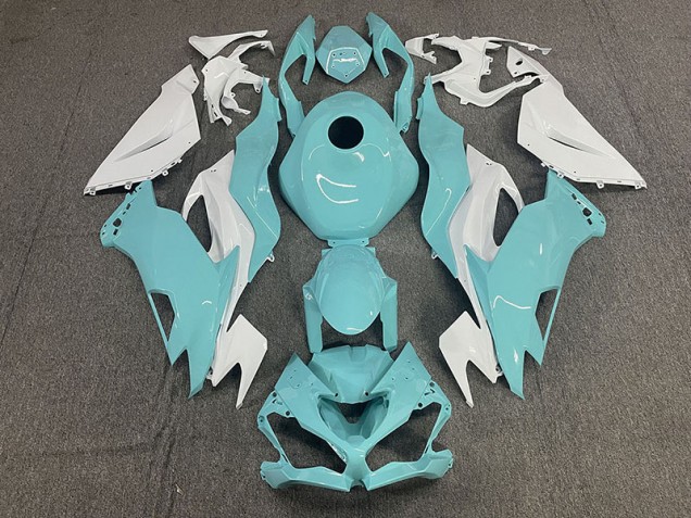 2019-2023 Aqua Kawasaki ZX6R Motorrad Verkleidungen