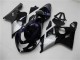 Suzuki GSXR 600/750 Motorrad Verkleidung 2004-2005 - Glanzendes Schwarz Silber Blau